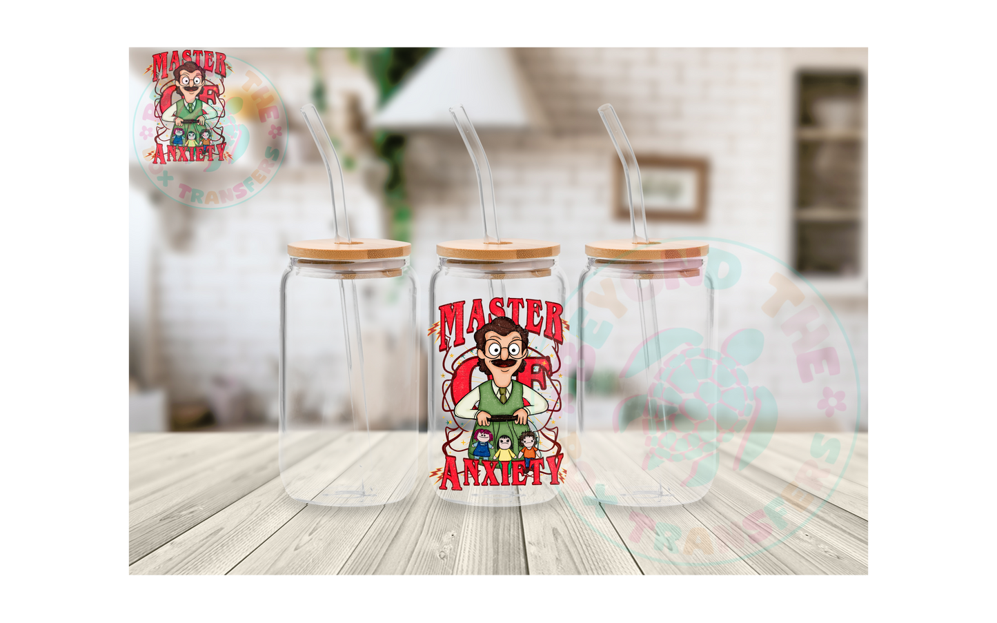 Master of Anxiety UVDTF Decal