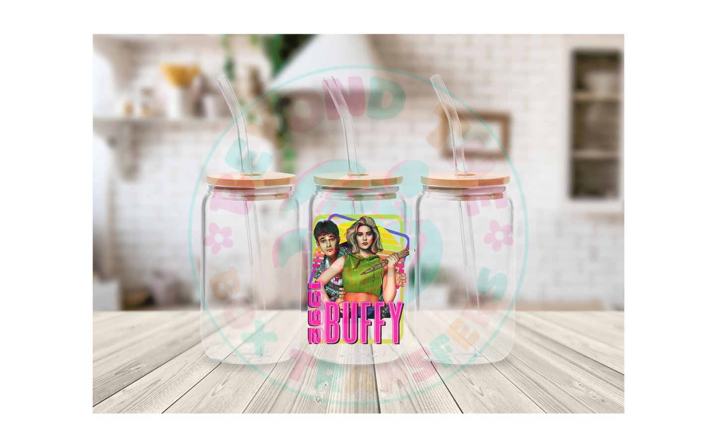 90's Vampire Slayer 16oz UVDTF Decal