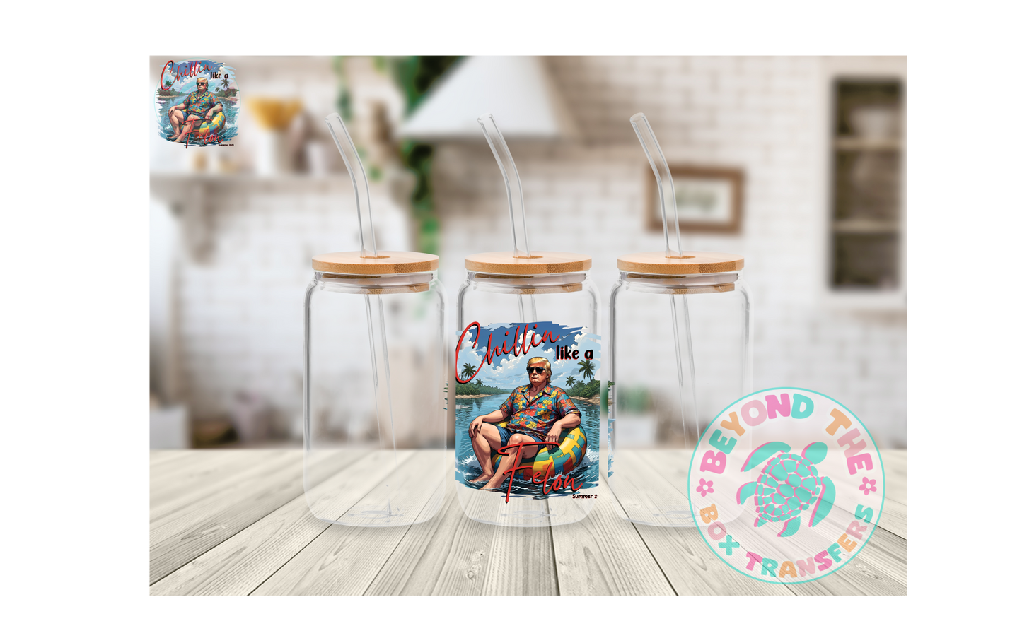 TRUMP 2024 UVDTF DECAL