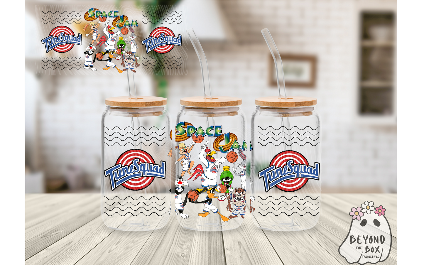Space Basketball 16oz UVDTF wrap
