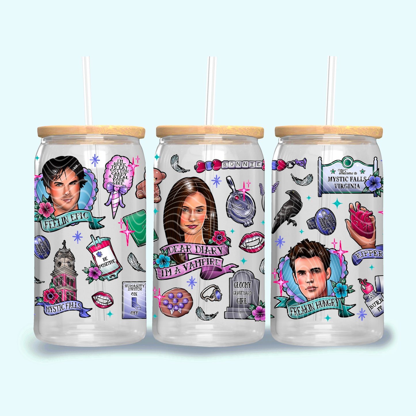 Vampire 16oz UVDTF wrap