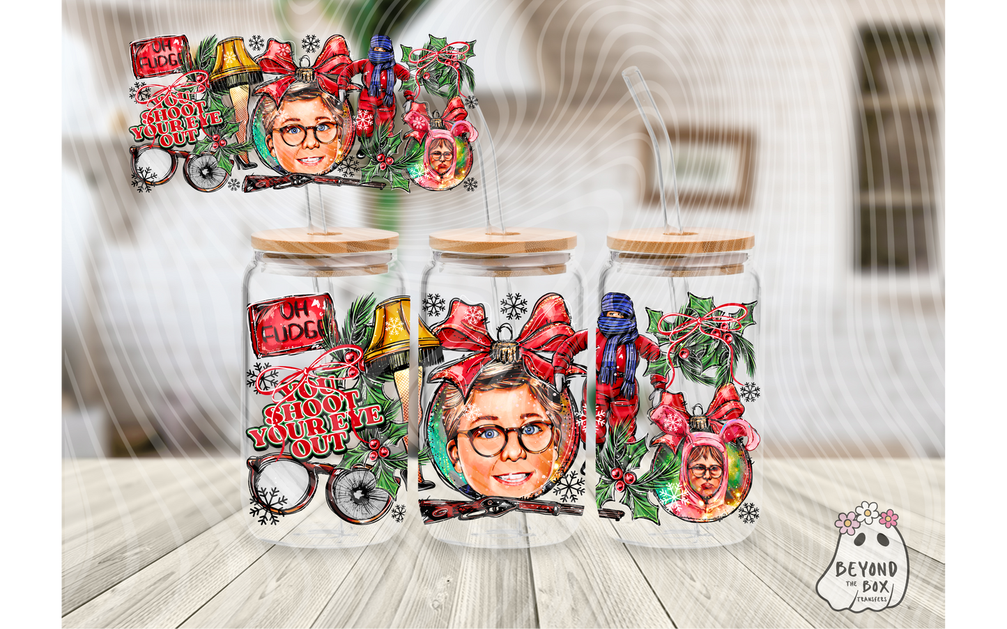 A Christmas Story 16oz UVDTF wrap
