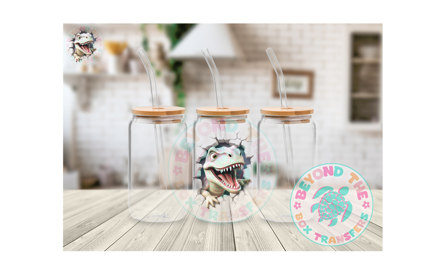 T-REX 16oz UVDTF DECAL