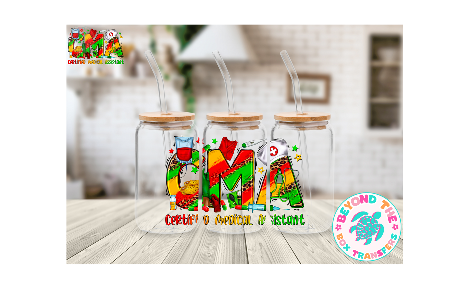 CMA wrap 16oz UVDTF Wrap/ Decal