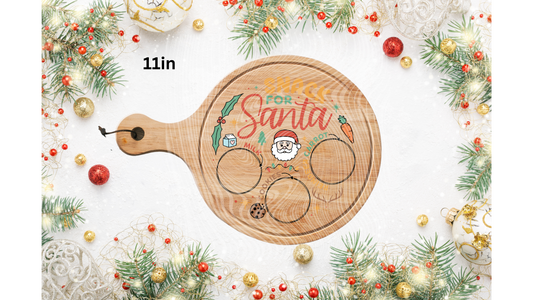 Santa Tray UVDTF Transfer