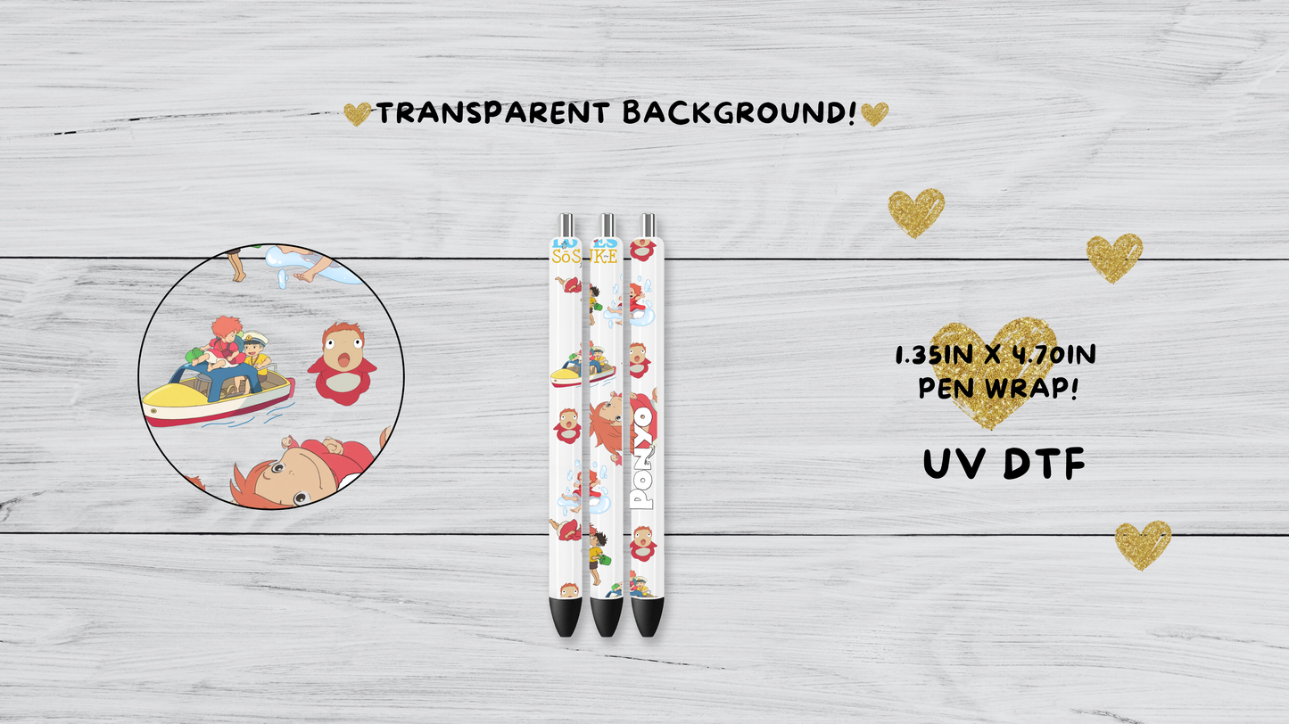 Anime UVDTF pen wrap