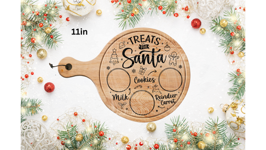 Santa Tray UVDTF Transfer