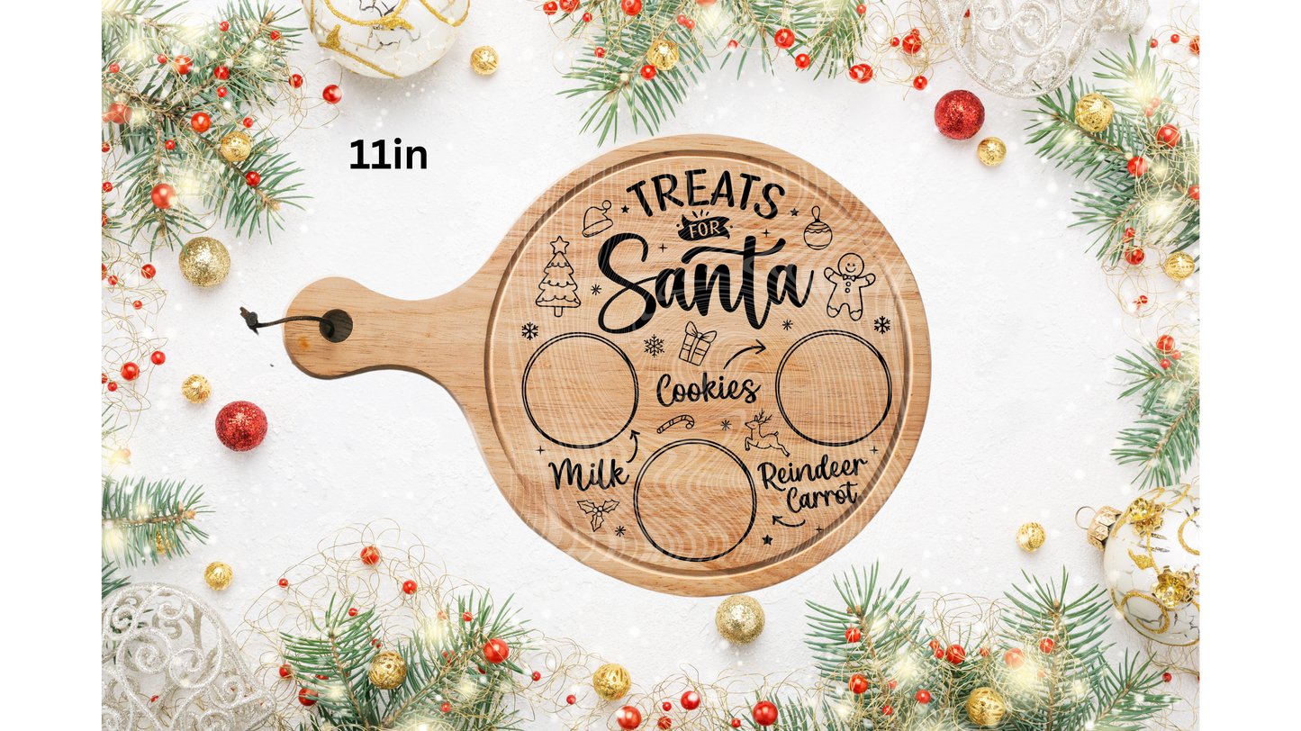 Santa Tray UVDTF Transfer