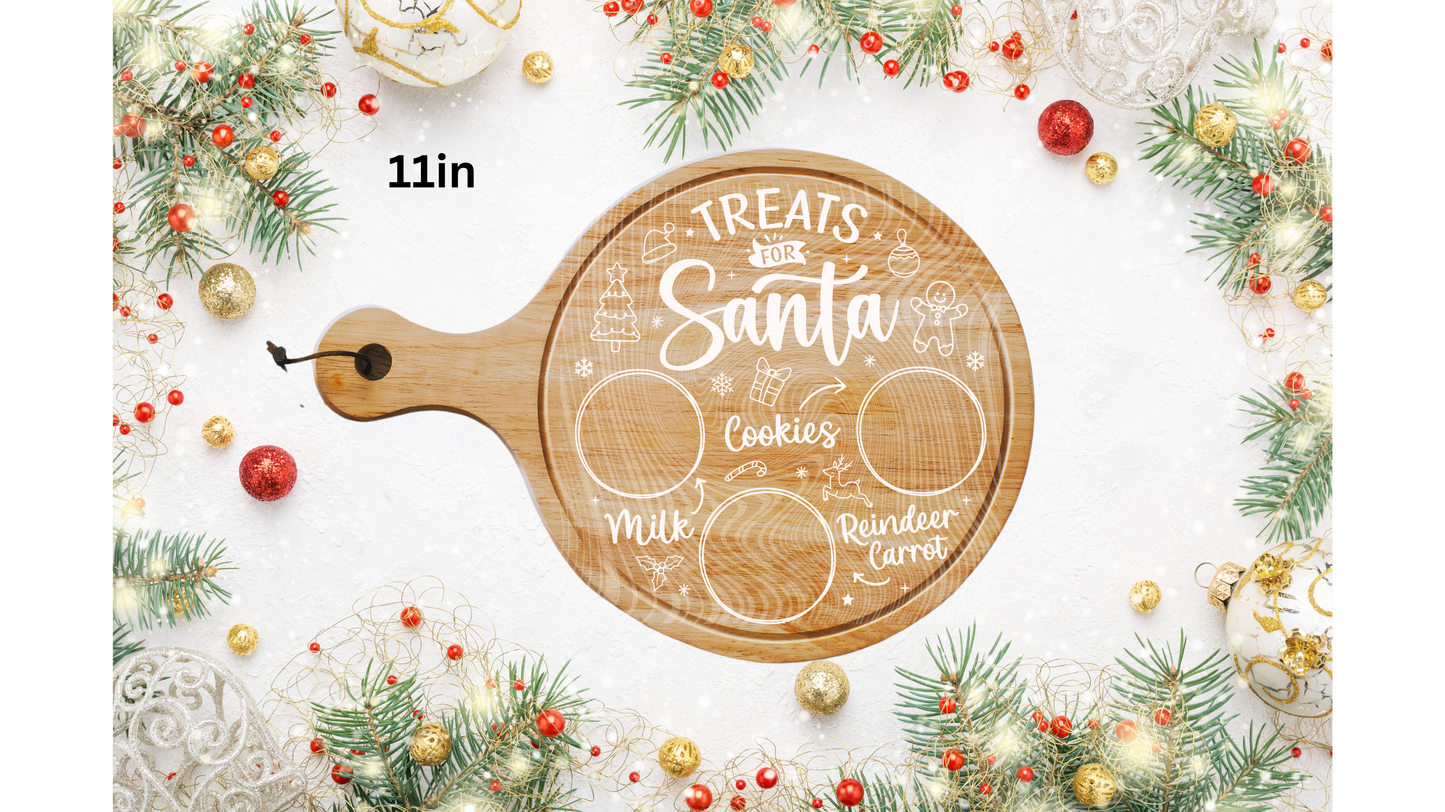Santa Tray UVDTF Transfer
