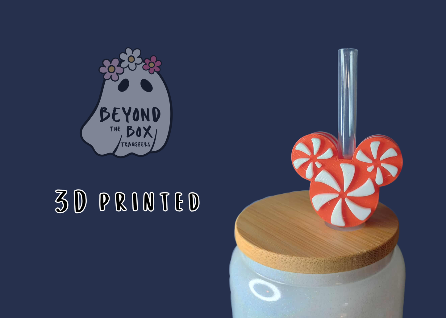 3D printed Straw Topper