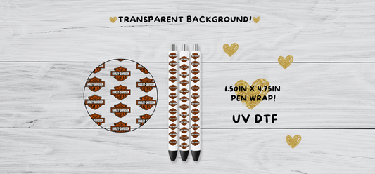 H.D. logo Pen UVDTF wrap