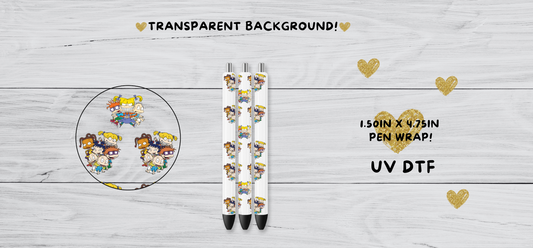 Rugrats UVDTF pen wrap