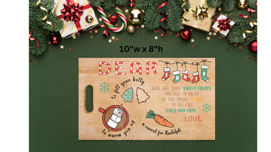 Santa Tray UVDTF Transfer