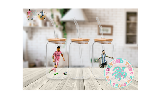Soccer player 16oz UVDTF