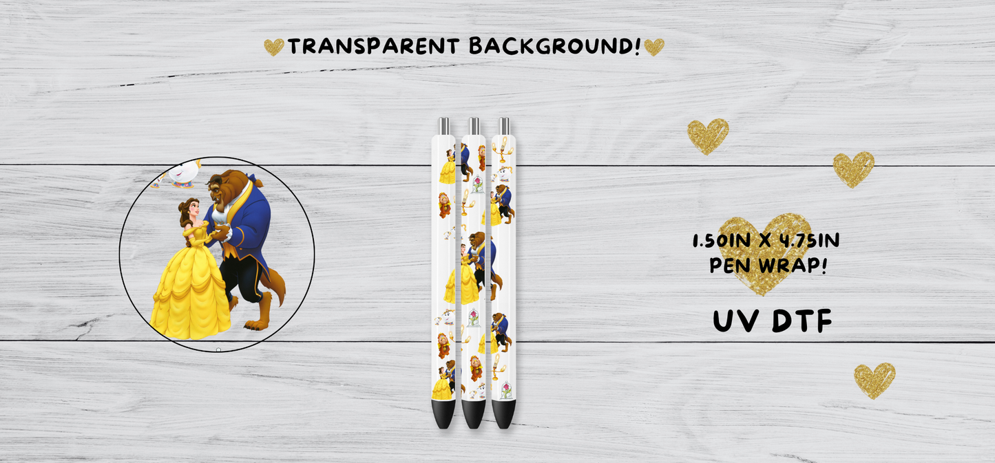 Be our Guest UVDTF pen wrap