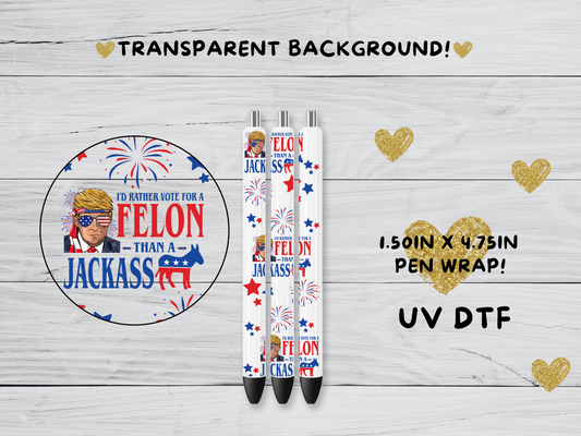 TRUMP Pen UVDTF wrap