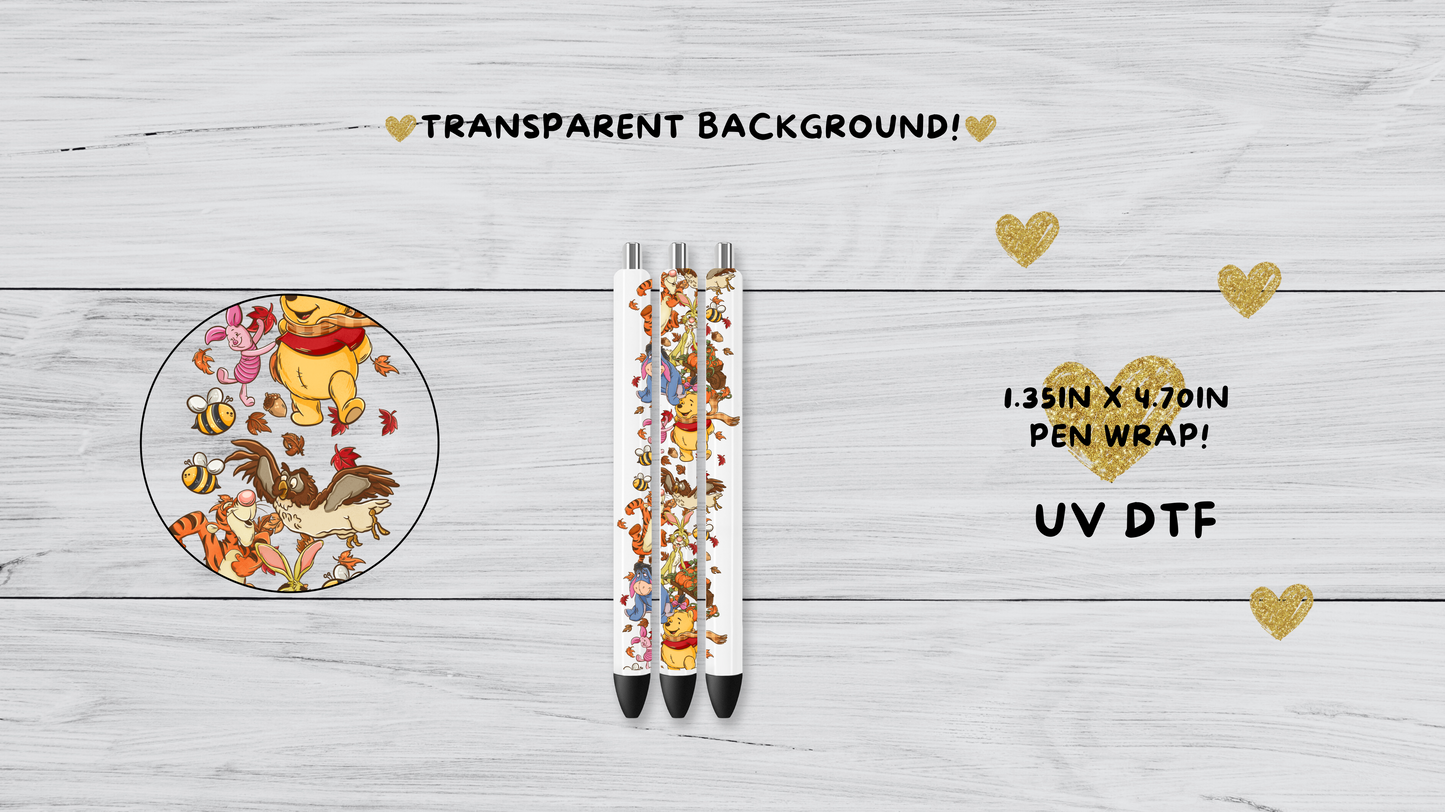 Oh, Bother Fall UVDTF pen wrap