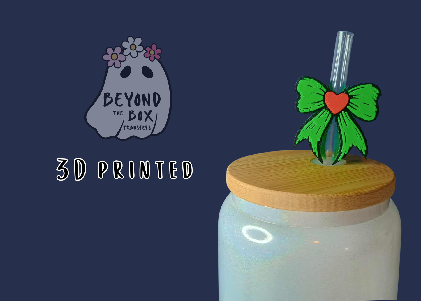 3D printed Straw Topper