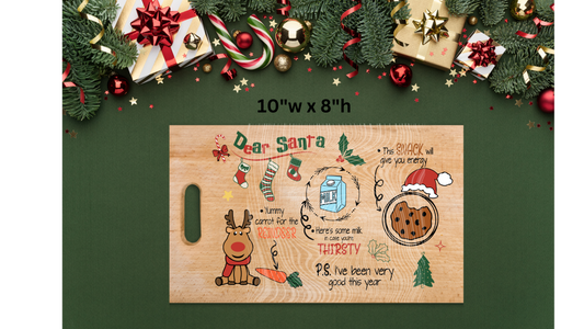 Santa Tray UVDTF Transfer
