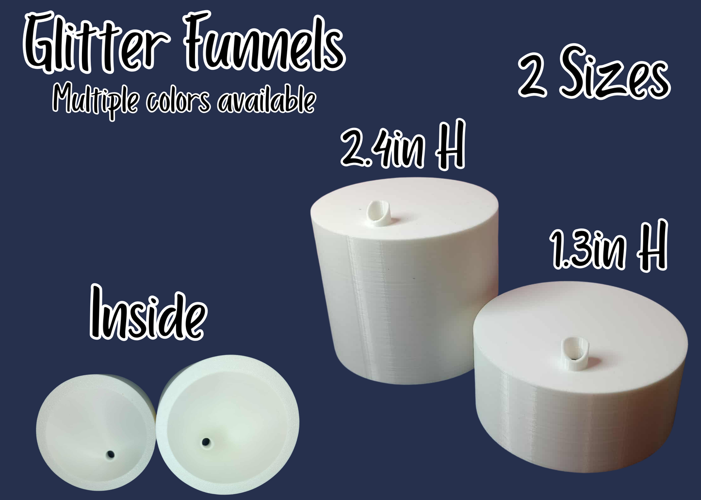 3D Printed Glitter Funnel