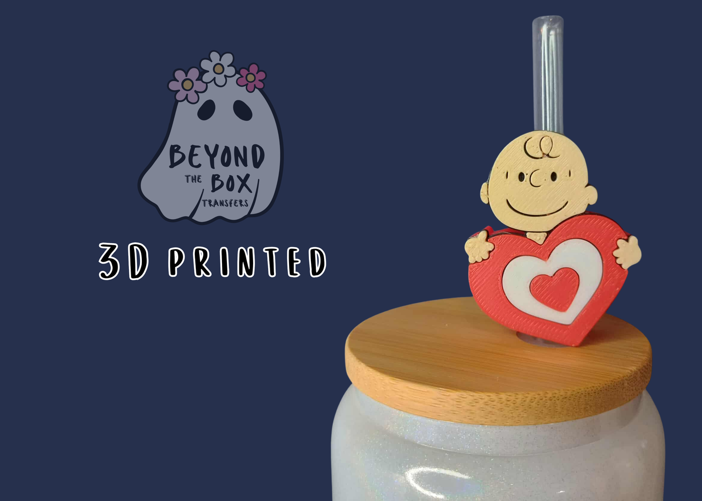 3D printed Straw Topper