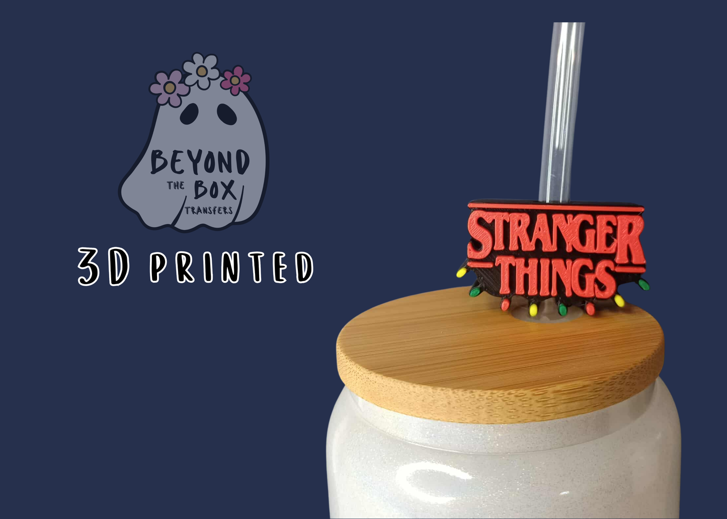 3D printed Straw Topper