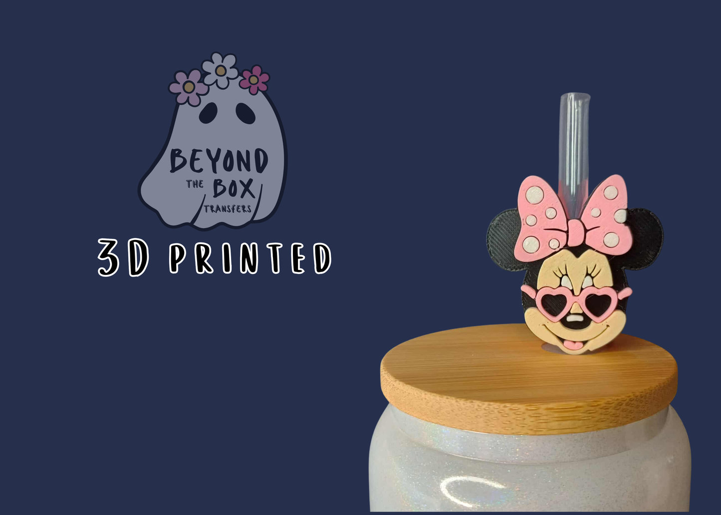 3D printed Straw Topper