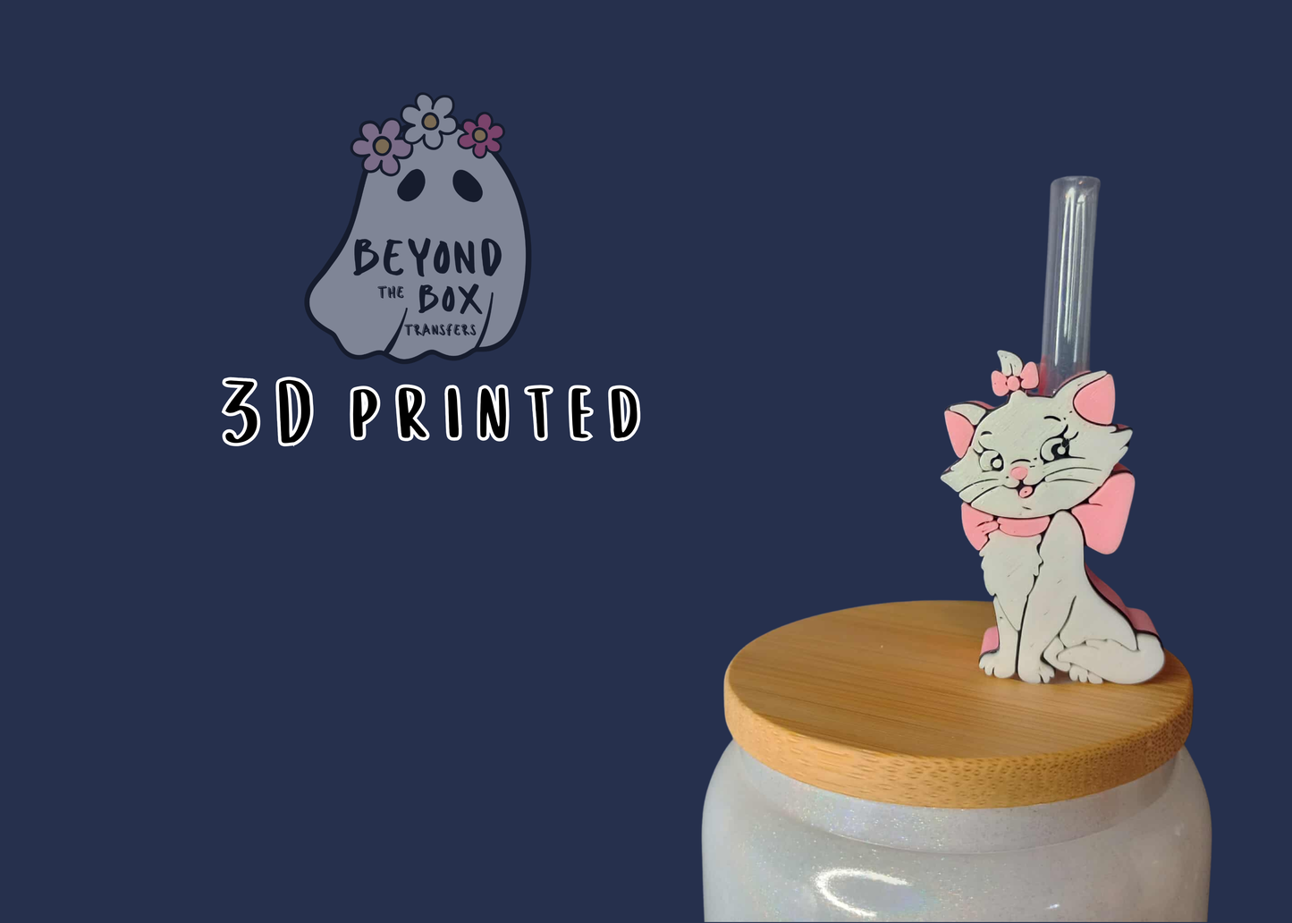 3D printed Straw Topper