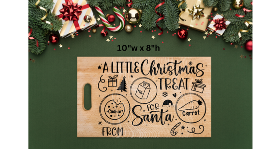 Santa Tray UVDTF Transfer
