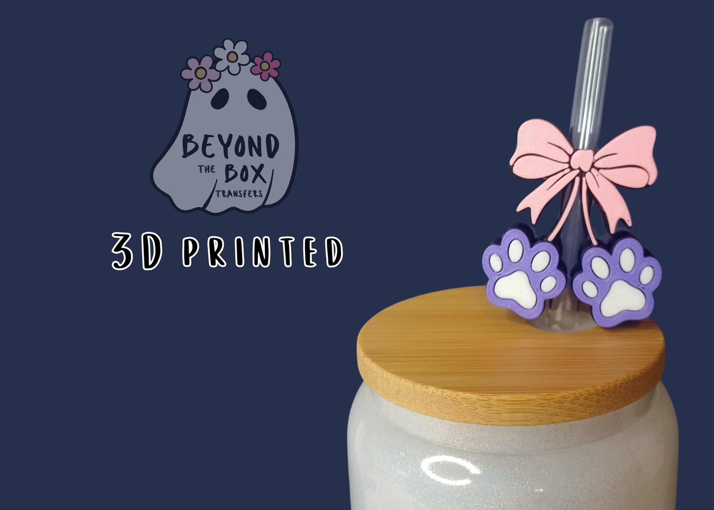 3D printed Straw Topper