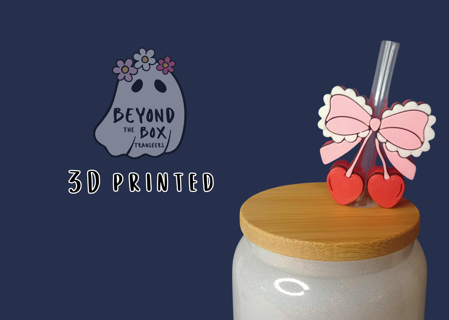 3D printed Straw Topper