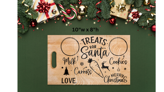 Santa Tray UVDTF Transfer
