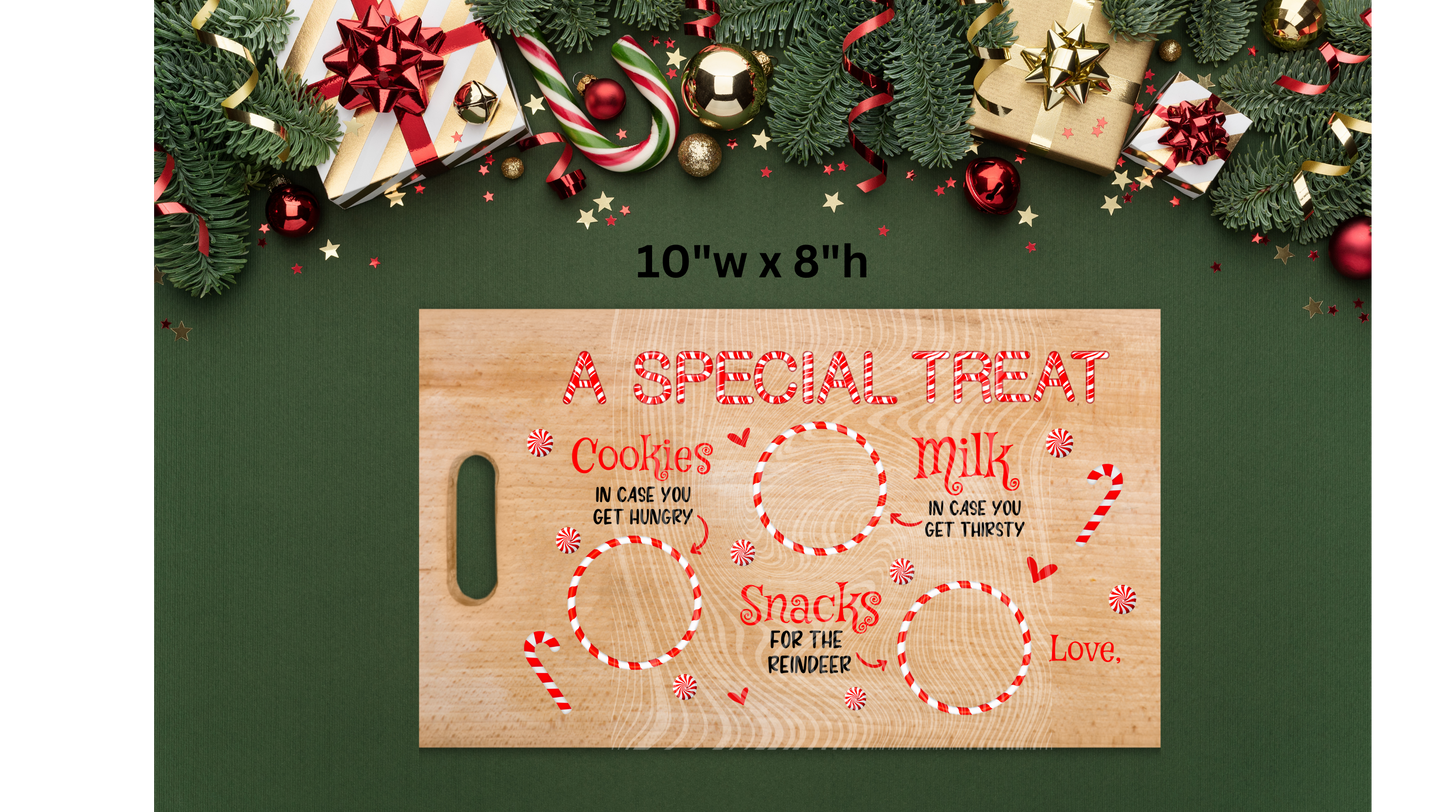 Red Santa Tray UVDTF Transfer