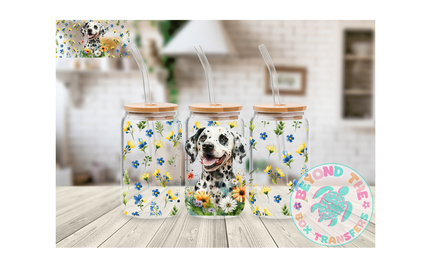 Dalmatian 16oz UVDTF wrap