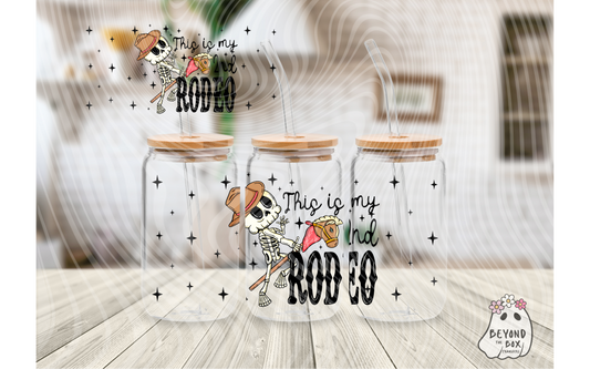 2nd Rodeo skelly 16oz UVDTF Wrap