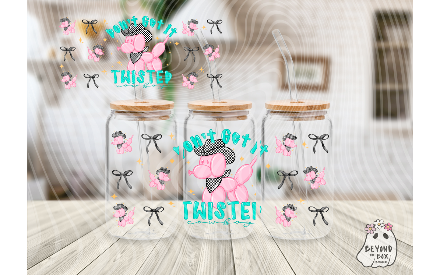 Don't get it twisted 16oz UVDTF Wrap