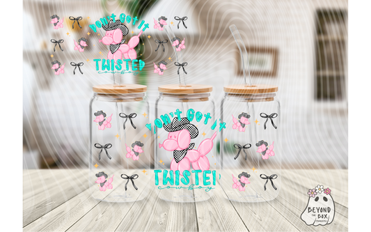 Don't get it twisted 16oz UVDTF Wrap