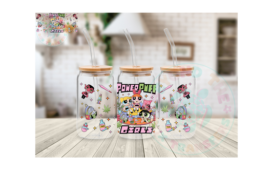 420 Power Puff Girls 16oz UVDTF wrap