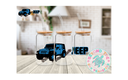 Blue Off Road 16oz UVDTF wrap
