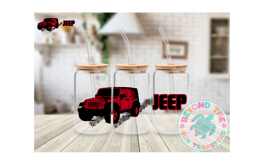 Red Off Road 16oz UVDTF wrap