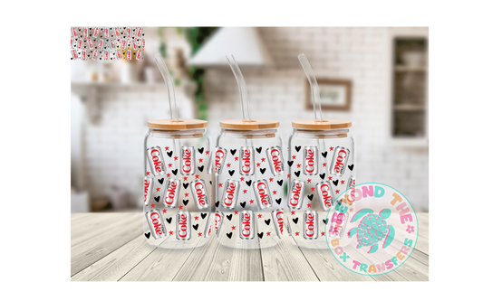 Diet Cola 16oz UVDTF wrap