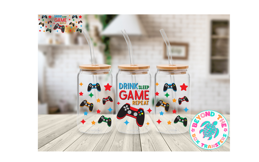 Game On 16oz UVDTF wrap