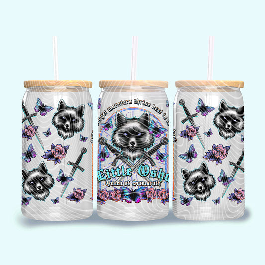 Never forget monsters thrive best in the dark 16oz UVDTF wrap