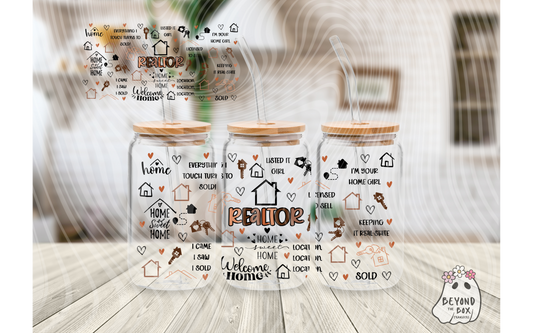 Realtor 16oz UVDTF Wrap