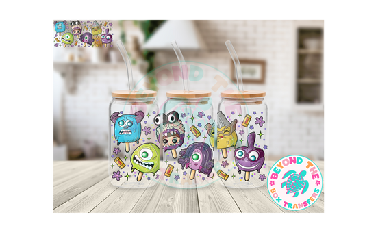 Monsters Ice cream 16oz UVDTF wrap
