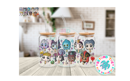 Villians Ice cream 16oz UVDTF wrap