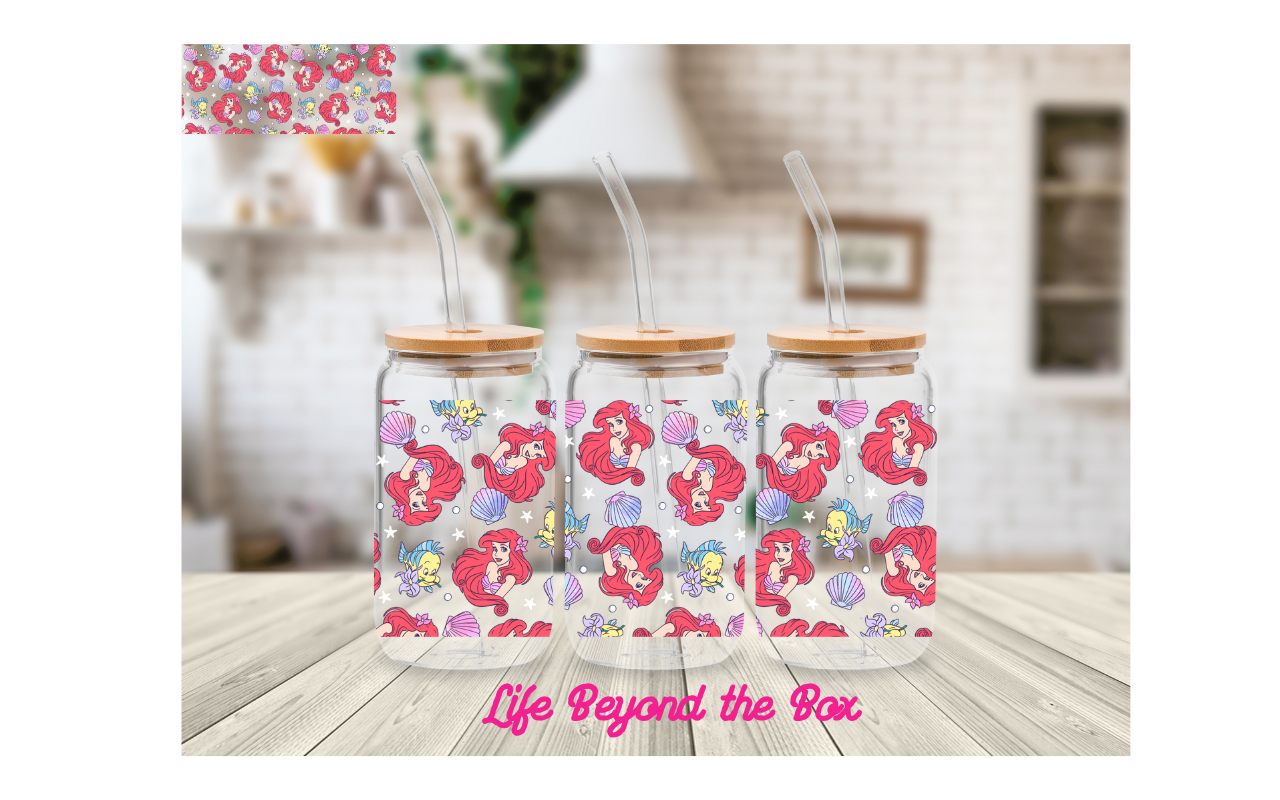 Mermaid 16oz UVDTF wrap