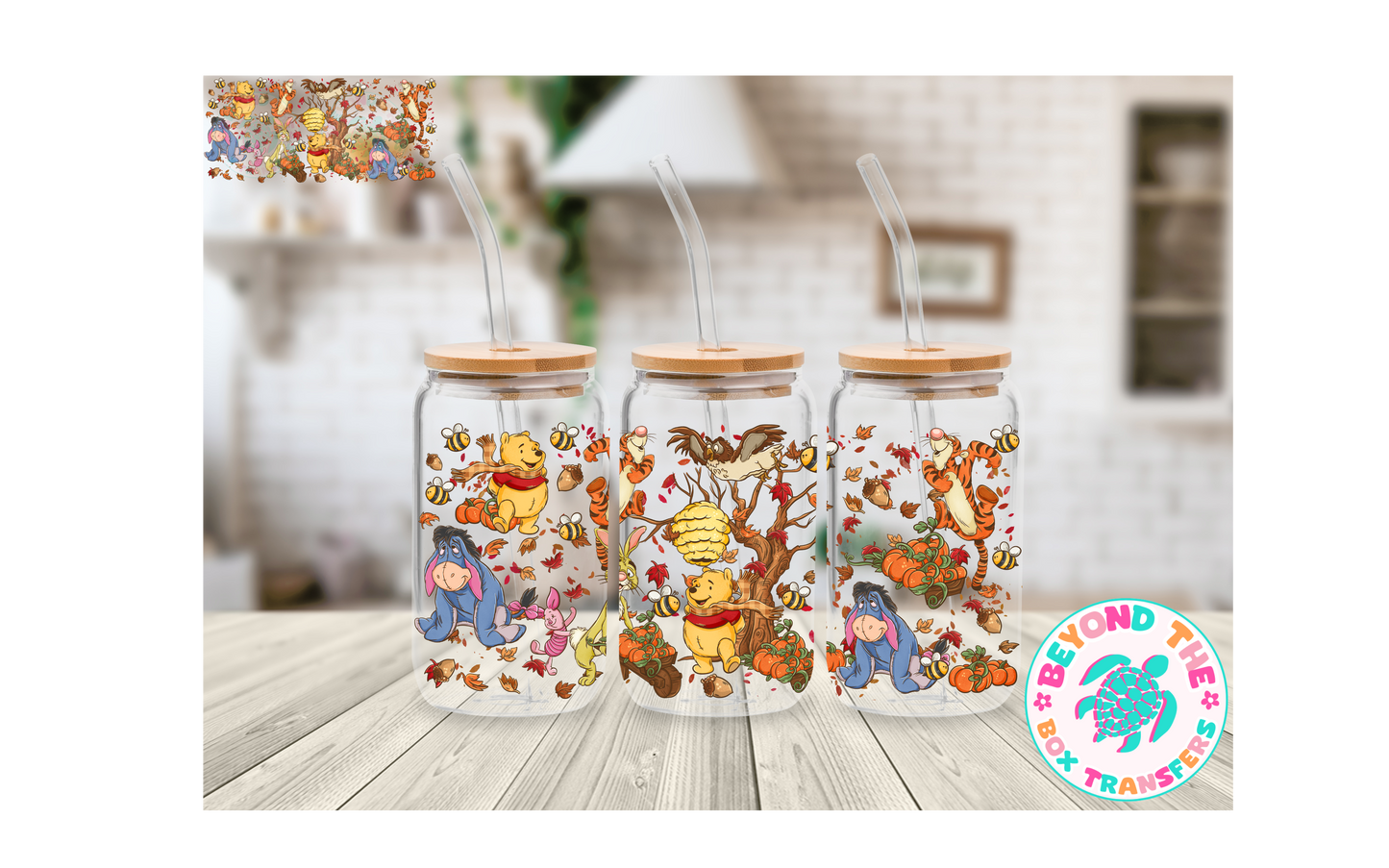 Oh, Bother its Fall 16oz UVDTF Wrap