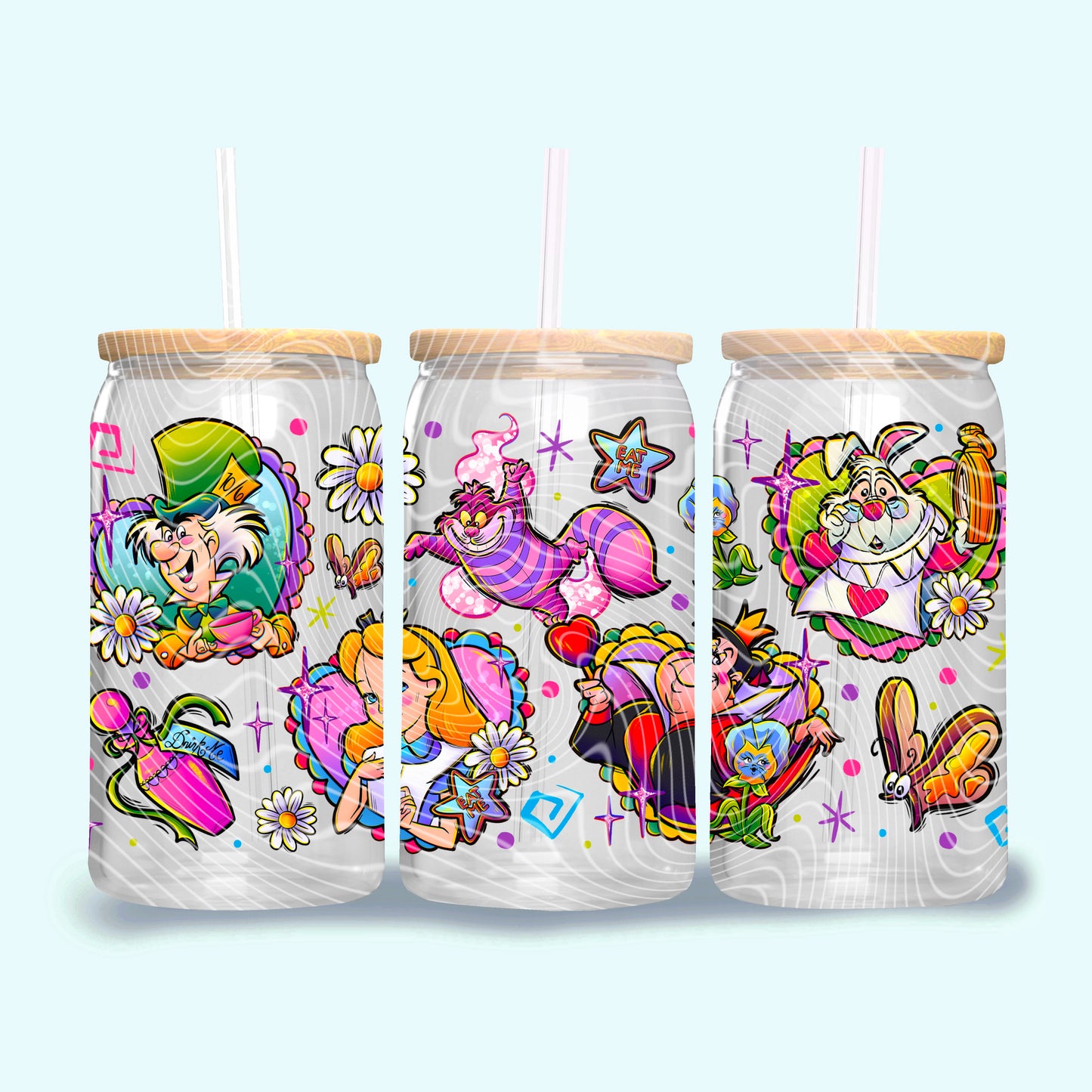 Down The rabbit hole 16oz UVDTF wrap