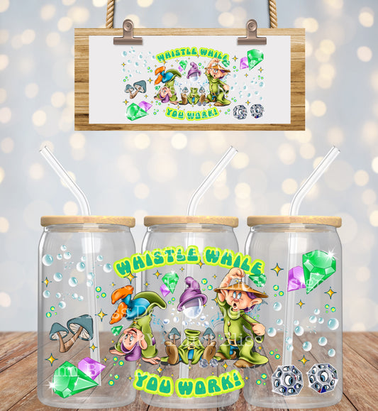 Whistle While You Work 16oz UVDTF wrap